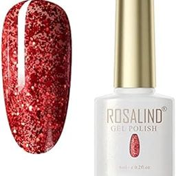 Rosalind 6ml UV Nail Gel Polish from BELLE GAGA™ Nail Polish Soak Off UV LED Nail Gel Polish Nail Art Salon UV Gel Polish need UV light to Cure Nail Gel (PX032)-image-94