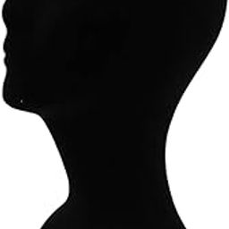 LOOM TREE Foam Mannequin Head Stand Stable for Shop Window Household Barber Shop Black | Hair & Makeup Mannequins-image-47