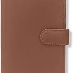 Tan Unisex Genuine Leather Passport Holder - Travel Friendly Passport Wallet with 8 Card Holder Slot-picture-54