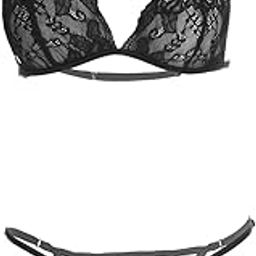 Women's Sexy Lace Micro Bra and Panty Lingerie Set Free Size-image-73
