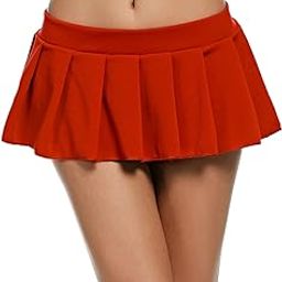 Women's Sexy Role Play Pleated Mini Lingerie Skirt for Hot and Sexy Nights Honeymoon-image-70