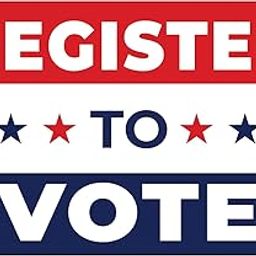 BannerBuzz Vinyl Banner, Register to Vote, PVC Flex, 11 oz, Hemmed Edges with Grommets, Single Sided Print, Full Color 600DPI Eco Solvent Printing (3' W X 2' H)-image-25