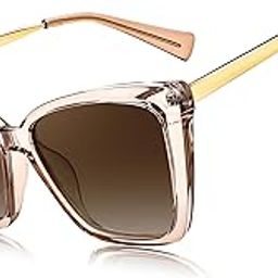 karsaer Trendy Polarized Women Sunglasses, Retro Womens Square Cat Eye Sun Glasses E1228-picture-22