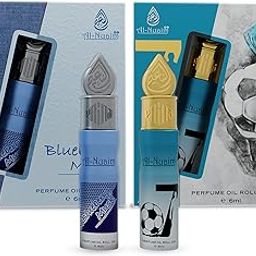 Al-Nuaim Blueberry Musk & 07 Attar - Pack of 2 (6ml Each) | Alcohol Free | Attar Roll On | Luxury Scent-image-40