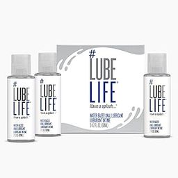 #LubeLife Water-Based Anal Personal Lubricant Travel Pack, 3 x 2 Fl Oz Anal Lube for Men, Women and Couples, Non-Staining-image-38