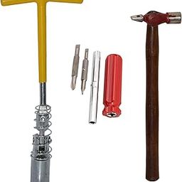 Digital Craft 16MM Spark Plug Wrench with 4-in-1 Screwdriver & 200gm Hammer – Essential Automotive and Repair Tool Set-2