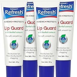 Torque's Refresh Lip Guard with Herbal Extracts for Dry and Cracked Lips | Lip Balm Helps To Prevents Drying and Chapping - 10g (Pack of 10)-image-26