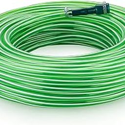 Garbnoire 0.75 Inch PVC Green Striped Pipe| Lightweight, Durable & Flexible| Accessories Hose Connector & Clamps| Watering Garden, Cleaning| Outdoor-Indoor Use (10 Meter (32.8 ft))-picture-29