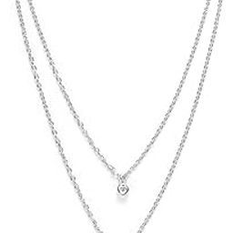 by Caratlane Infinite Wisdom Necklace in Rhodium Plated 925 Silver for women-image-35