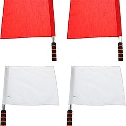BNF® 4pcs Referee Football Soccer Hocky Lineman Flag Hand Flag Competition Flag|Sporting Goods | Team Sports | Soccer | Other Soccer-17