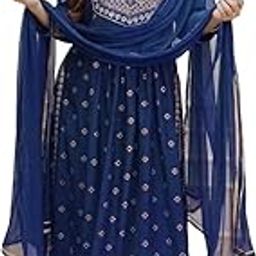 Women's Rayon Naira Cut Heavy Embroidery Work Kurta Pant Dupatta Set Casual Kurta Pant Dupatta Set For Women-13