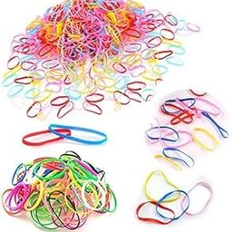 100-Piece Hair Rubber Band Set - Soft, Stretchy, and Multicolor Hair Ties for Everyday Wear-image-35