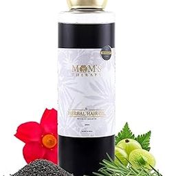 Mom's Therapy Herbal Rosemary Hair Oil - Consists Of Black Sesame, Amla, Bottle Gourd, Coconut, Castor, and Bhringraj - For Stronger, Shinier, Thicker Hair - Handmade Oil For Women/Men - 200 ML-7