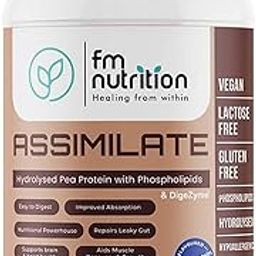 FM Nutrition Assimilate, Hydrolysed Pea Protein with Phospholipids, Vegan, Lactose Free, Gluten Free, 1KG-image-38