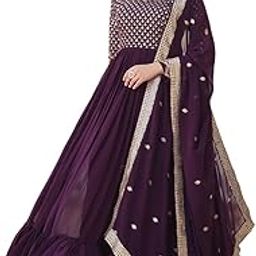 Georgette Anarkali Gown for Women-image-9