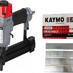 Kaymo ECO-PB18G50 Pneumatic Brad Nailer with F-20mm Brad Nails (5000 Pins) | Lightweight 900g | F Series 18G | 60–90 PSI Pressure | 360° Air Exhaust | Rubber Comfort Grip | Easy Unjamming Catch-image-88
