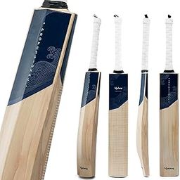 Lifelong Adult English Willow Bat | Standard Size Cricket Bat | Professional Bat for Leather Ball | Includes Fiber Tape & Cover | Singapore Cane Handle | Ring Grip | Shock-Absorbing Design-image-11