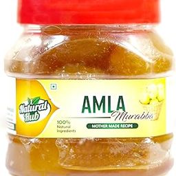 Natural Hub Presents Amla Murabba - Mothermade Recepie with 100% Natural Ingredients - Without Sugar Syrup, Fresh & Homemade Immunity Booster Pack - (500 Gram Each_Pack of 2)-image-50