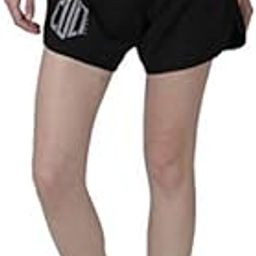 | Blackout Finish Black Running Shorts for Women-image-2