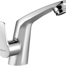 Essco Bathware Stella Swan Neck Tap w/Left Hand Knob | Chrome Single Lever Wash Basin Faucet | Durable, Stylish Tap for Bathroom, Kitchen | Bath Fittings & Accessories-image-76