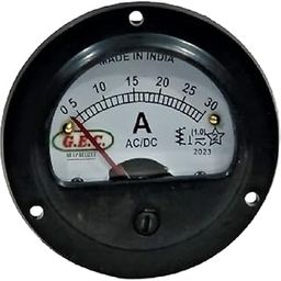 G.E.C. 65MM 2.5 INCH AMP METER ROUND-9