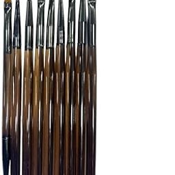 Kreative Kraft Nail Art Paint Brush Set – 9-Piece Nail Design Tools for Salon & Home Nail Care-11