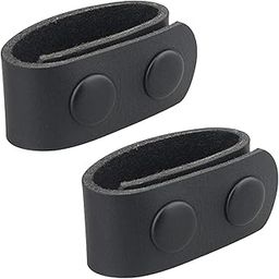 Leather Duty Belt Keeper Stopper Slipping Blocker Holder Webbing 2 Piece-image-18