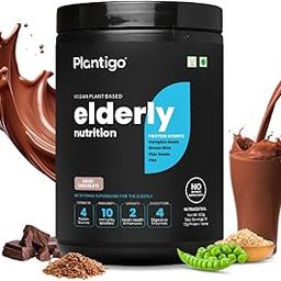 Plantigo Superior 51+ Plant Protein Powder for Seniors | Elders, Old Men & Women | No Sugar, Low Calories | Pea Protein, Oats | Heart Health & Muscle Recovery, Vegan Protein (Swiss Chocolate - 500g)-27