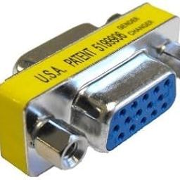 YASH VISION - 15 Pin VGA Female to Female Gender Changer Coupler Cable Extender Joiner-27