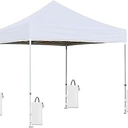Shri R. K. 6.5 x 6.5 feet White Gazebo Canopy Pagoda Tent Pop-up for Outdoor and Car Parking Shed -(WHITE6.5ft)-18Kgs-26