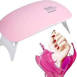 Nail Dryer Lamp Mini, 6W LED UV Portable Nail Dryer Curing Lamp Light for Gel Based Polish USB Power with 45s/60s Timer Setting-picture-10