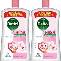 Dettol Liquid Handwash Bottle - Skincare Hand Wash- 875ml (Pack of 2) | pH Balanced | 10x Better Germ Protection-image-65