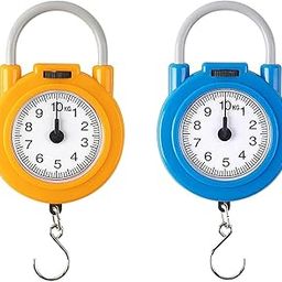 PIXELERA Hanging Scale 10kg | Digital & Mechanical Weighing Scale | Multi-Purpose for Food, Parcels, Luggage & Fishing-0