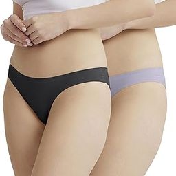 Women's Modern Essentials Seamless Bikini Briefs - Lightweight, Soft, Breathable, No-Show Underwear for Everyday Comfort-Pack of 2-image-6