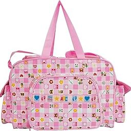 My Baby Basket Multi-Function Baby Diaper Bags for Mom Travel | Baby bag | Waterproof Large Capacity Mother Bag (PINK)-image-82