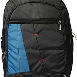 Laptop Backpack with Multiple Compartments, Black and Blue, Water-Resistant-image-45