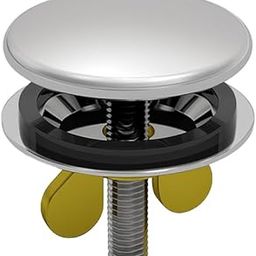 Viking Brass Cover for Basin/Sink Hole with Dia 40mm (1-½)", Set of 2 Pcs, Polished CP,Perfect for Kitchens, bathrooms, and Utility Sinks-picture-23