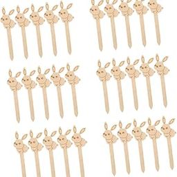 30Pcs Plant Marker Label Plaques Wood Slices for Farms Pot Flower Greenhouse 12.5x3.5cm-30