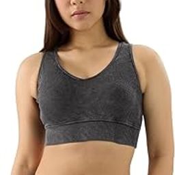 Solids: Women and Girls Sleeveless V Neck Slim Fit Cotton Blend Bralette Top-image-50