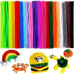 DEZIINE� 10colors, Pipe Cleaners, Chenille Stems, Pipe Cleaners for Crafts, Pipe Cleaner Crafts, Art and Craft Supplies,� (Pack of 200PCS)-picture-26