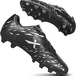 Kick X Football Shoes with Socks & Shinguard Football Shoes for Men (Black,5)-picture-25
