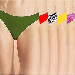 Women's 100% Soft Breathable Stretchable Cotton Hipster Bikini Underwear Brief in Assorted Prints and Colours Panties Combo (Pack of Any Random Colours and Prints)-image-52