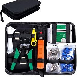 SGILE Network Tool Kits Professional Net Computer Maintenance LAN Cable Tester 9 in 1 Repair Tools-20