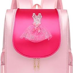 CLUB BOLLYWOOD The Style Sutra Ballet Bag Daypack Ballet Dance Bag for Girl for Gymnastics Dancing Birthday pink with red-image-82