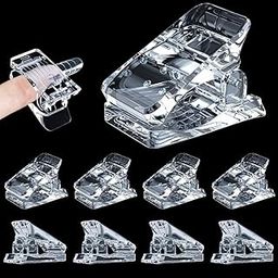 NAILWIND Nail Clips for Polygel, Nail Extension Gel Quick Building Nail Tips Clip for Nail Kit False Nail Tips and Dual Forms Manicure Nail Art Tools (10 - Pcs)-51