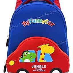 26cm Mini Size Cute Car Design Kindergarten Backpack for Kids Girls Boys Waterproof & Lightweight Toddler Preschool Nursery Travel Picnic Bag-image-88