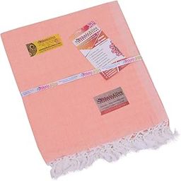 EthnicAlive NIC Bhagalpuri Handloom Organic Cotton Soft Silk Bamboo Fabric Orange Chadar for Summer|Shawl|Topsheet|Odhne Wali Chadar|Comforter |AC Chadar for All Season (Size 220x125cm)-picture-17