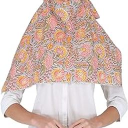 Girl's Scarf Latest Cotton Made - Full Face Cover, Head, Hair Face Protection - Sun Protection-27