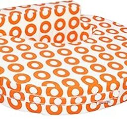 Oscar Home Nursing Pillow for Breastfeeding &Amp; Bottle Feeding, Enhanced Posture Support with Double Straps. Great for Breast Feeding Moms (Orange)-image-47
