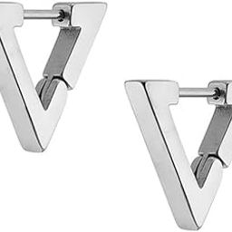 Triangle Stud Earrings, Steel Boy's-image-91